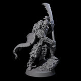 Half Masked Berserker H Miniature for Dungeons and Dragons, Pathfinder or other TTRPGs