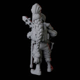 Half Orc Monk A Miniature for Dungeons and Dragons, Pathfinder or other TTRPGs
