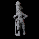 Half Orc Monk A Miniature for Dungeons and Dragons, Pathfinder or other TTRPGs
