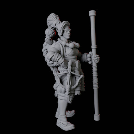 Half Orc Monk A Miniature for Dungeons and Dragons, Pathfinder or other TTRPGs