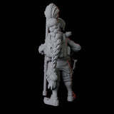 Half Orc Monk A Miniature for Dungeons and Dragons, Pathfinder or other TTRPGs
