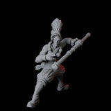 Half Orc Monk B Miniature for Dungeons and Dragons, Pathfinder or other TTRPGs