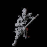 Half Orc Monk B Miniature for Dungeons and Dragons, Pathfinder or other TTRPGs