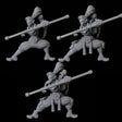 Half Orc Monk B Miniature for Dungeons and Dragons, Pathfinder or other TTRPGs