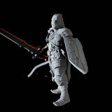 Half Orc Paladin Miniature for Dungeons and Dragons, Pathfinder or other TTRPGs