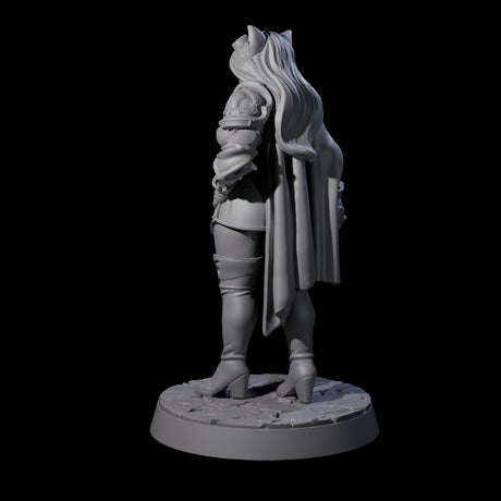 Half Tabaxi Confident Fighter Miniature for Dungeons and Dragons, Pathfinder or other TTRPGs