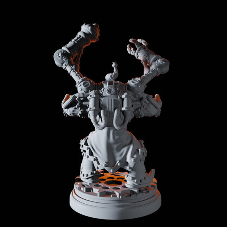 Halfling Artificer Miniature for Dungeons and Dragons, Pathfinder or other TTRPGs