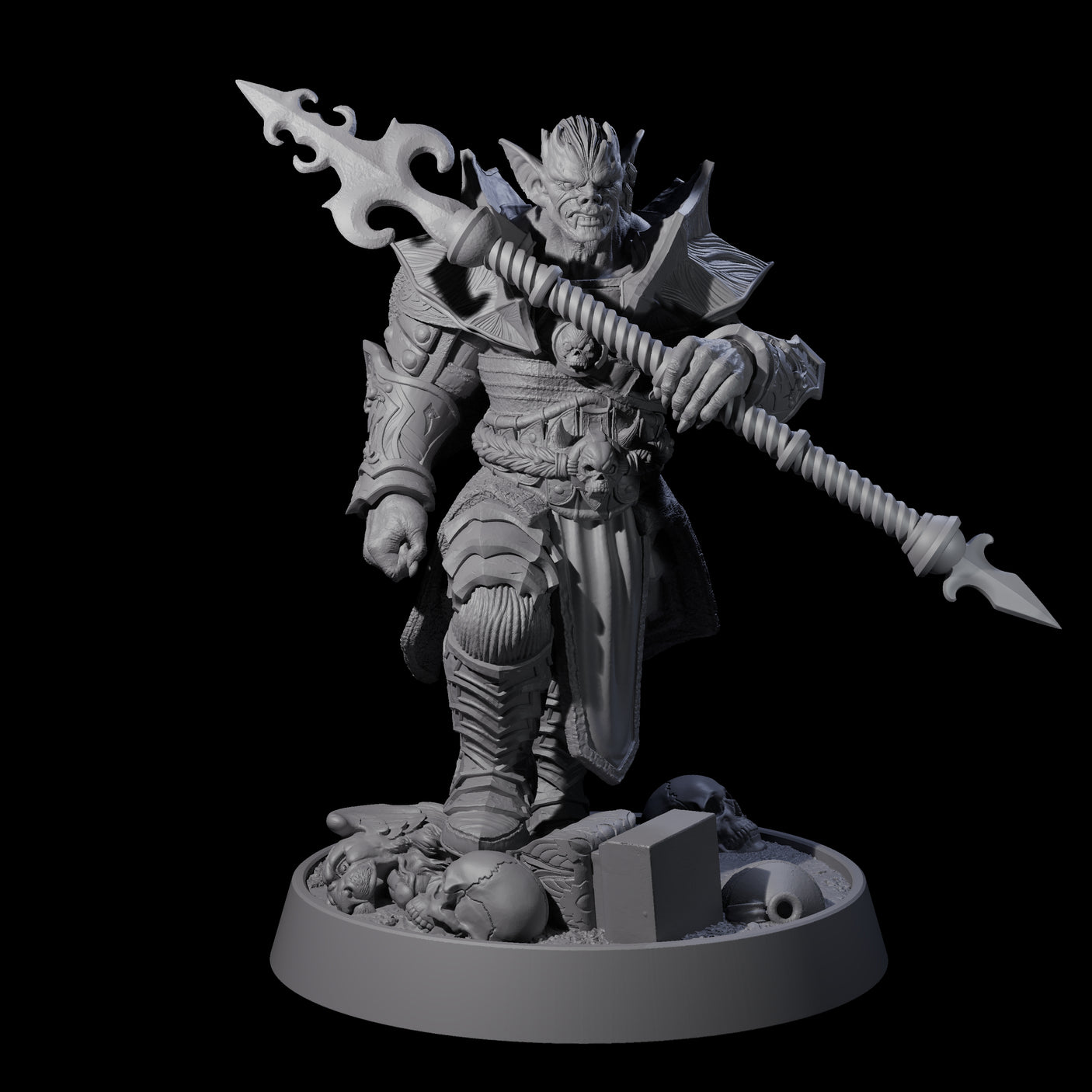 Halloween Foot Solider A Miniature for Dungeons and Dragons, Pathfinder or other TTRPGs
