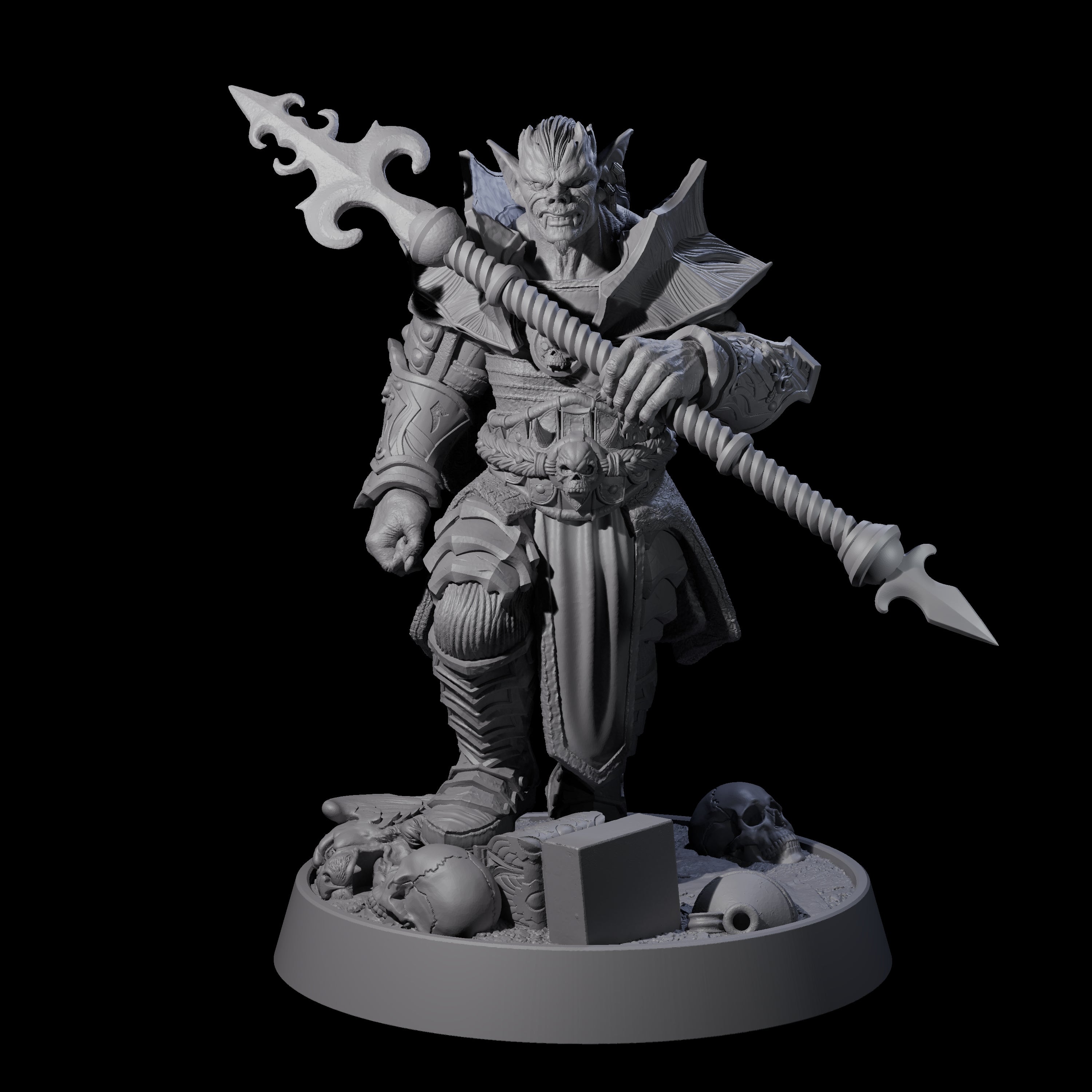 Halloween Foot Solider A Miniature for Dungeons and Dragons, Pathfinder or other TTRPGs