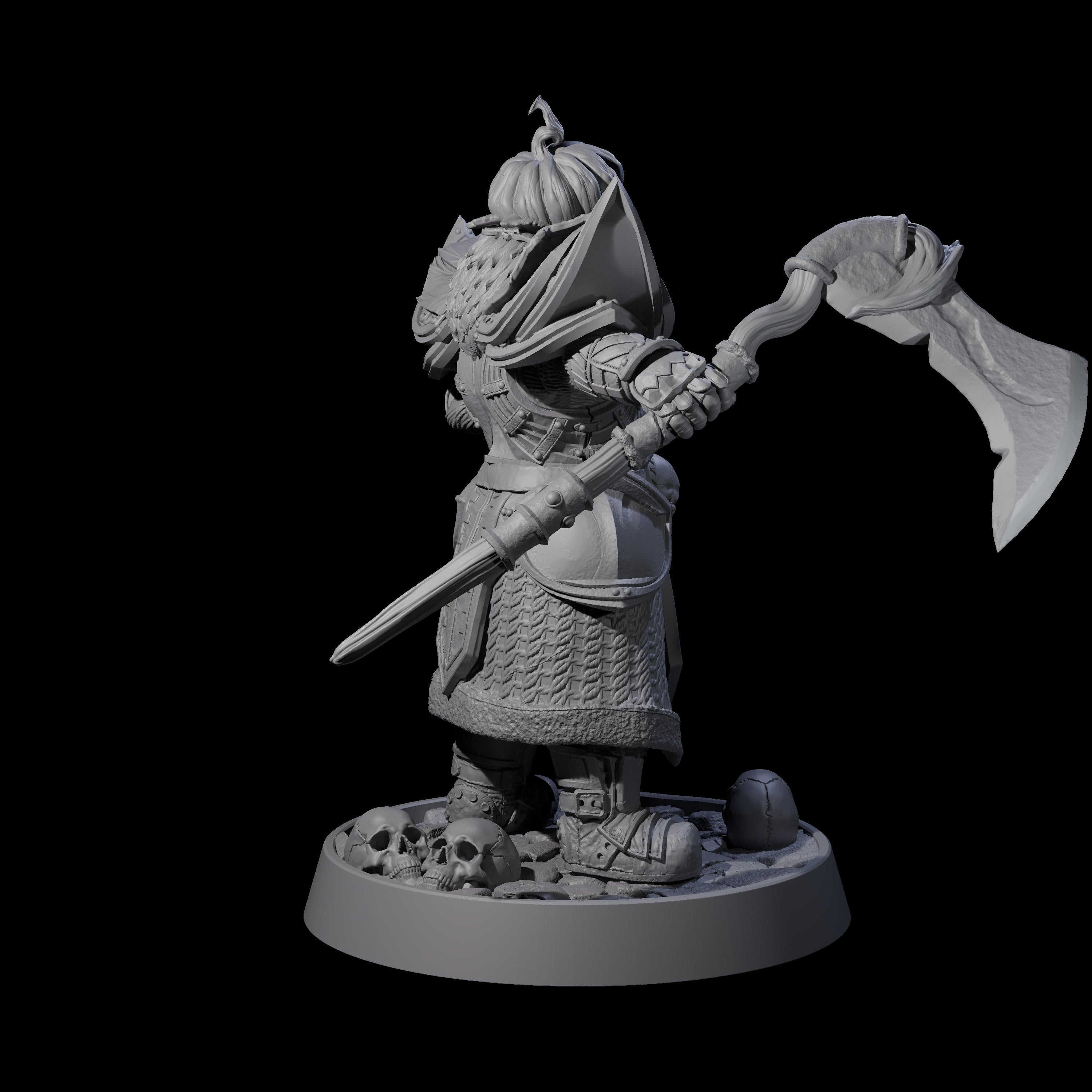 Halloween Foot Solider B Miniature for Dungeons and Dragons, Pathfinder or other TTRPGs
