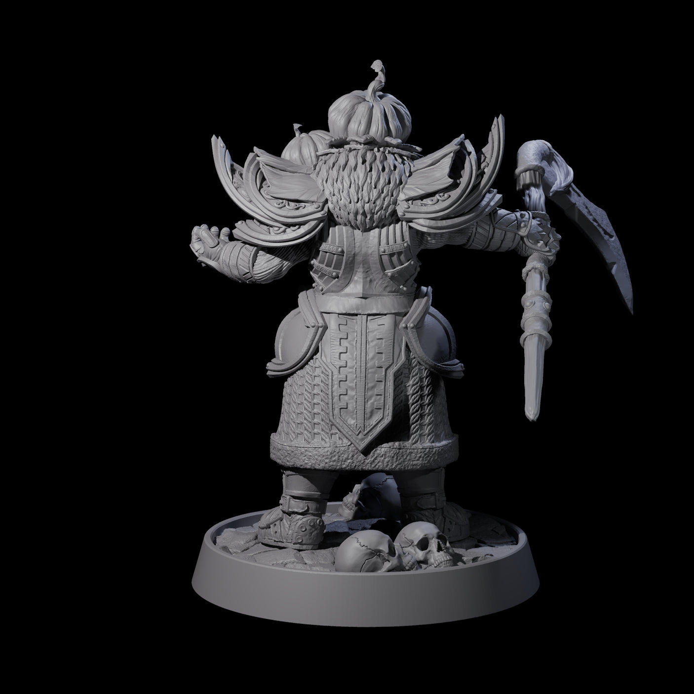 Halloween Foot Solider B Miniature for Dungeons and Dragons, Pathfinder or other TTRPGs