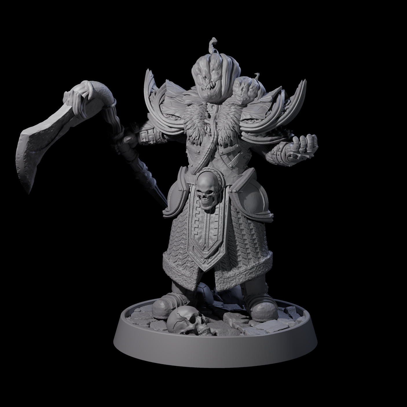 Halloween Foot Solider B Miniature for Dungeons and Dragons, Pathfinder or other TTRPGs