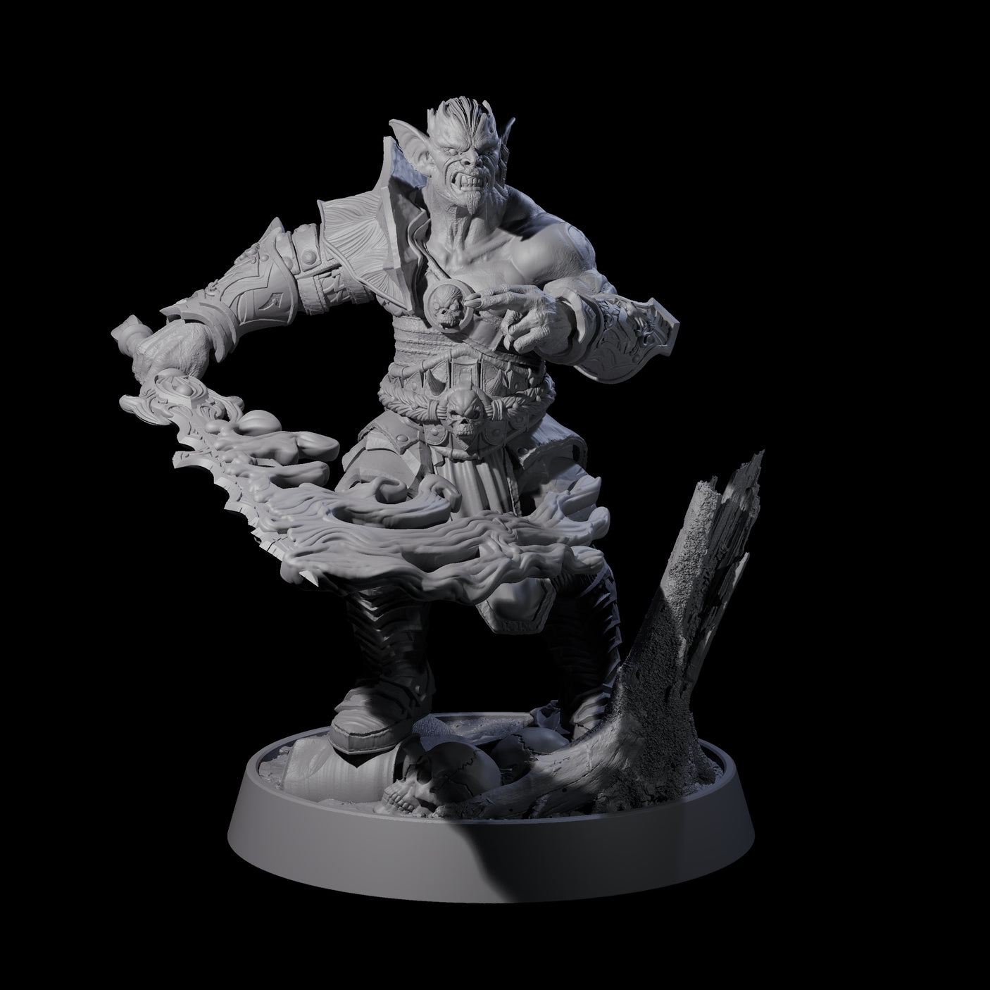Halloween Foot Solider C Miniature for Dungeons and Dragons, Pathfinder or other TTRPGs