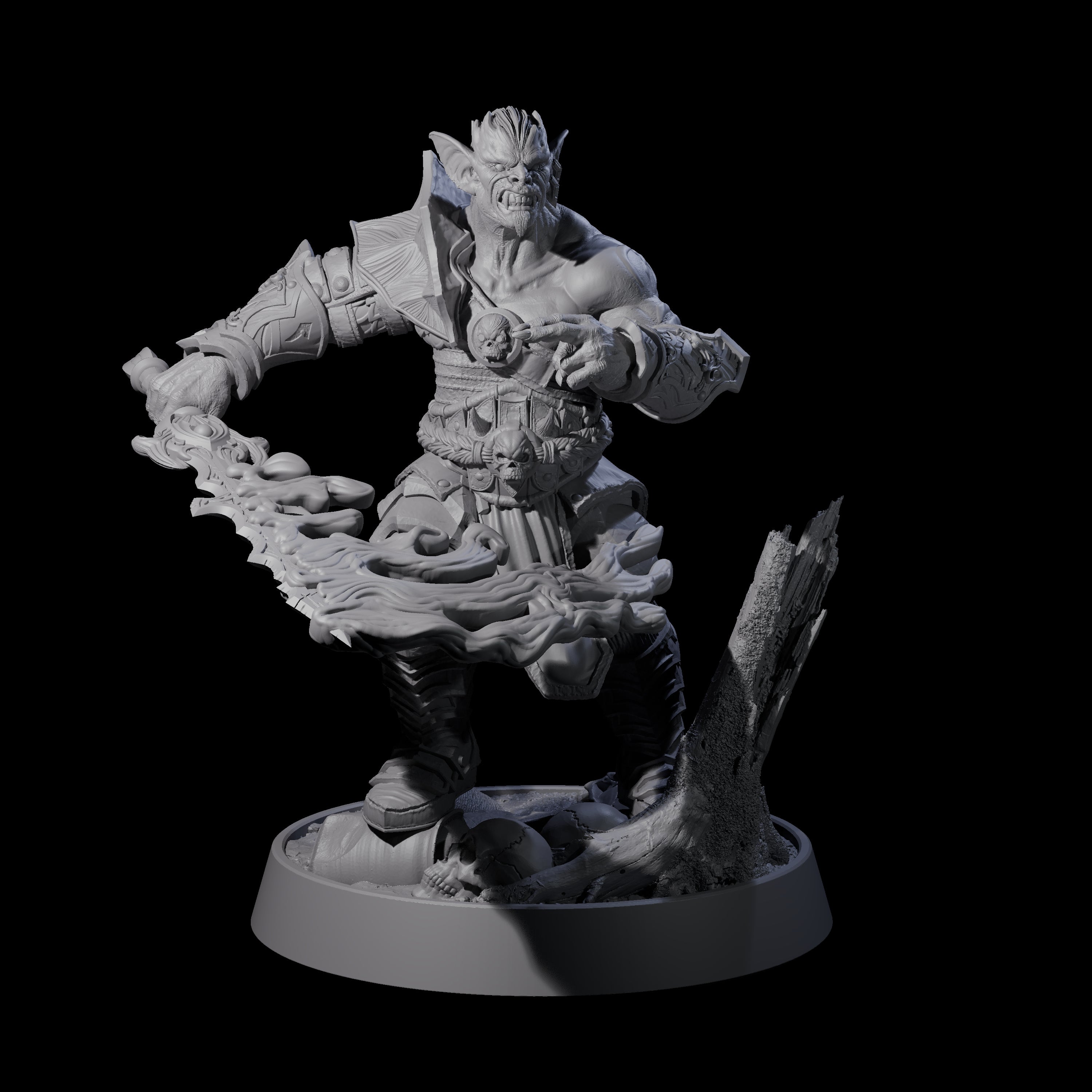 Halloween Foot Solider C Miniature for Dungeons and Dragons, Pathfinder or other TTRPGs