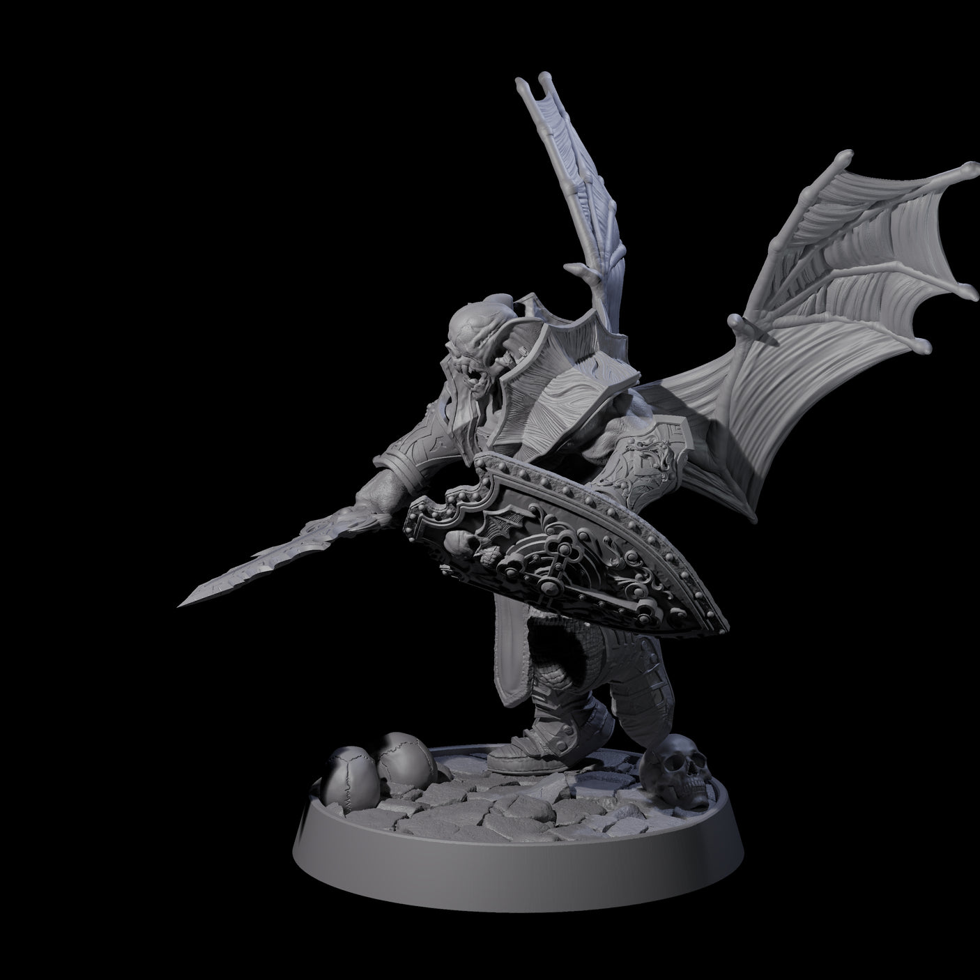 Halloween Foot Solider F Miniature for Dungeons and Dragons, Pathfinder or other TTRPGs