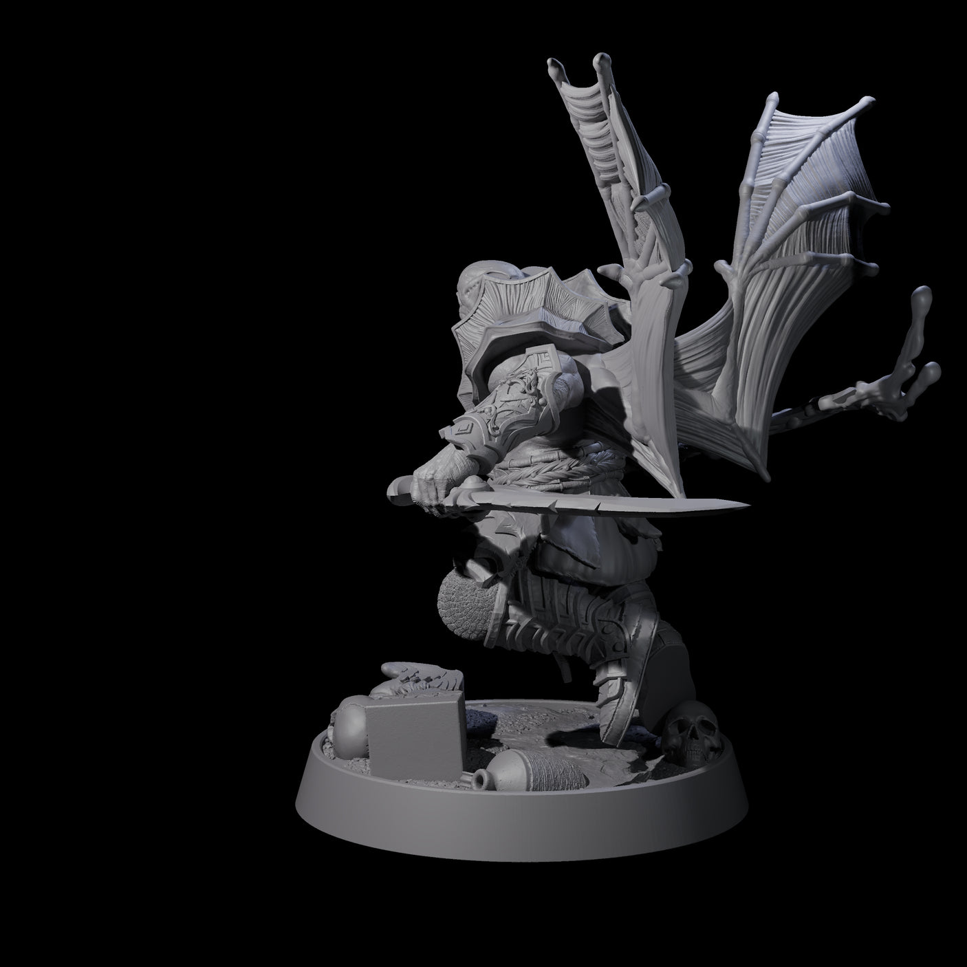 Halloween Foot Solider I Miniature for Dungeons and Dragons, Pathfinder or other TTRPGs