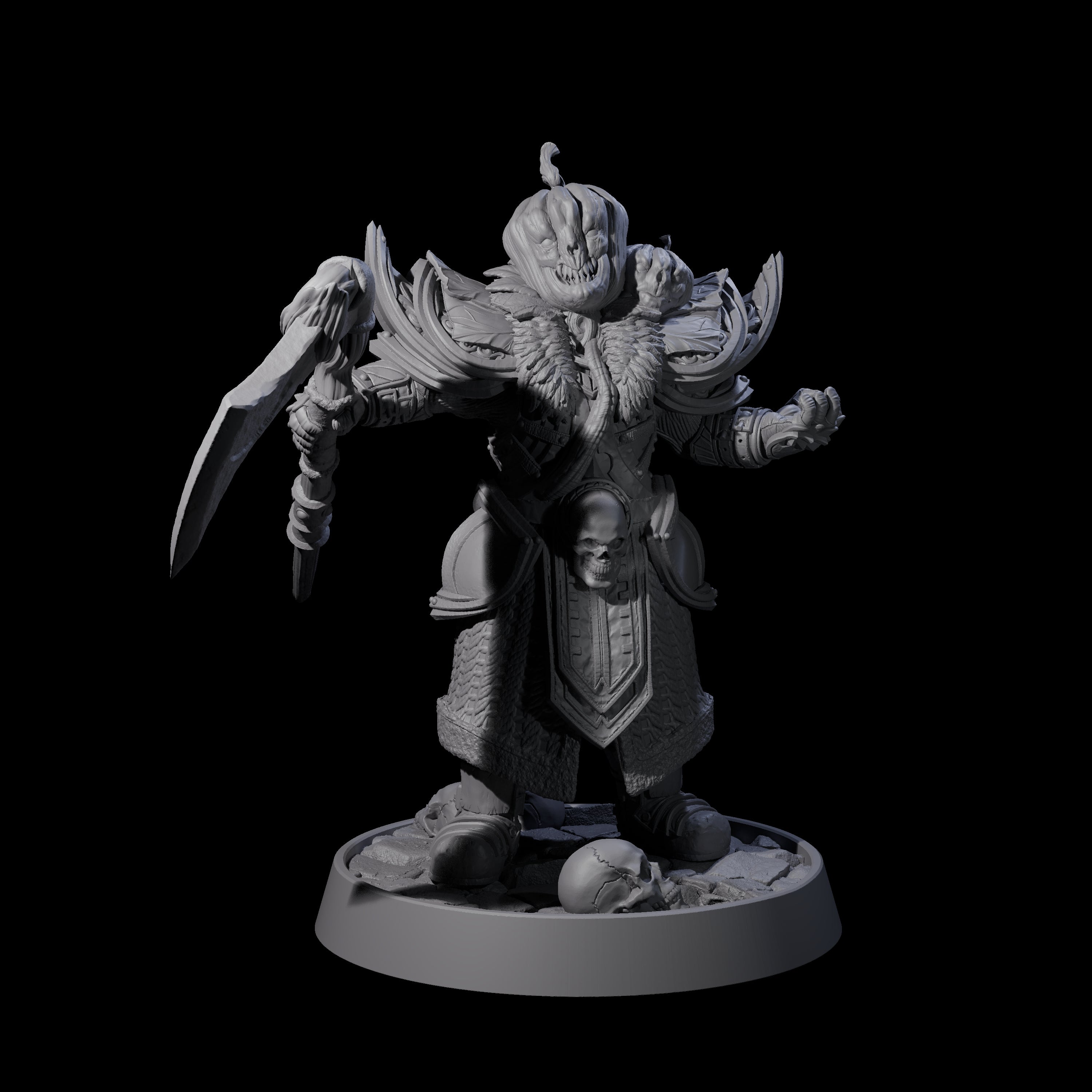 Halloween Foot Solider M Miniature for Dungeons and Dragons, Pathfinder or other TTRPGs