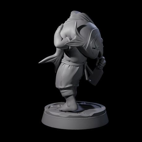Happy Human Pirate Cook Miniature for Dungeons and Dragons, Pathfinder or other TTRPGs