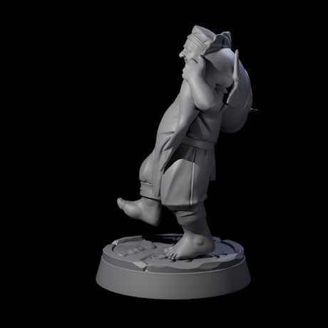 Happy Human Pirate Cook Miniature for Dungeons and Dragons, Pathfinder or other TTRPGs