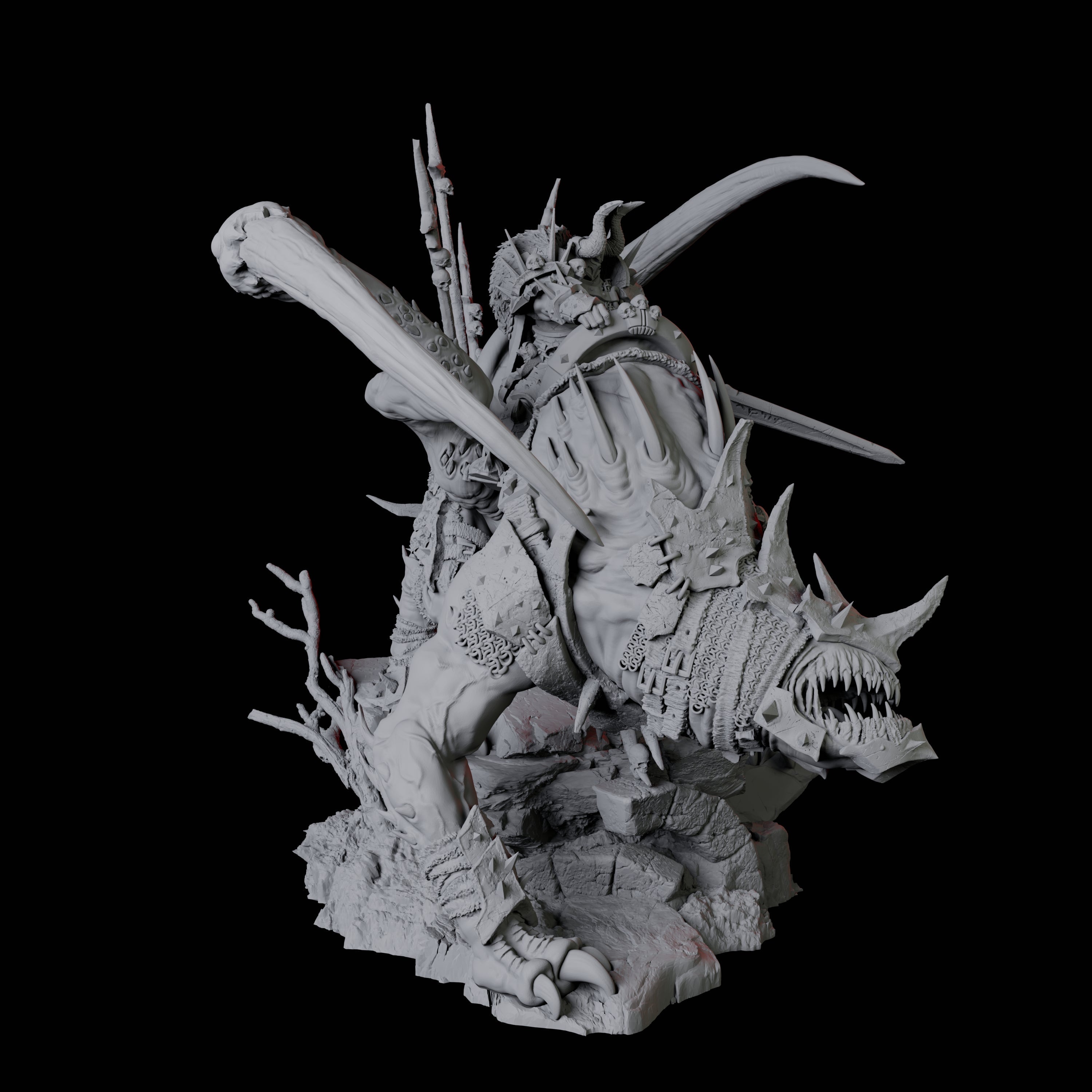 Harbinger of Doom Miniature for Dungeons and Dragons, Pathfinder or other TTRPGs