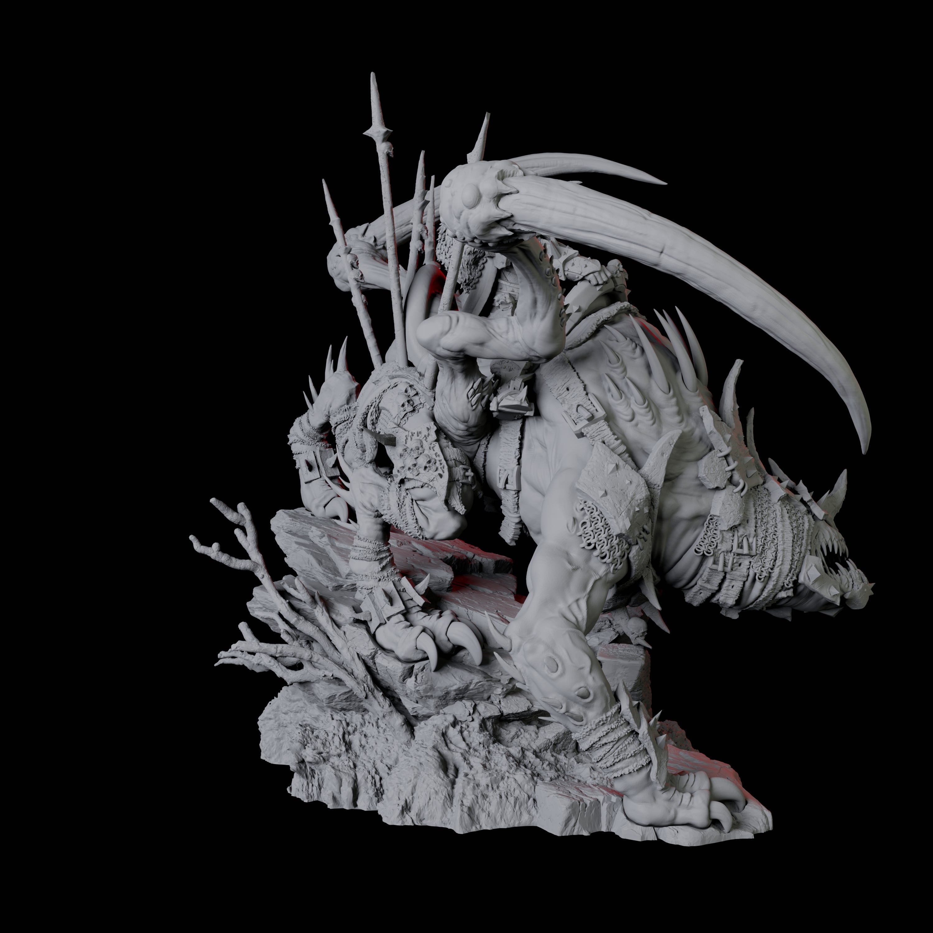 Harbinger of Doom Miniature for Dungeons and Dragons, Pathfinder or other TTRPGs