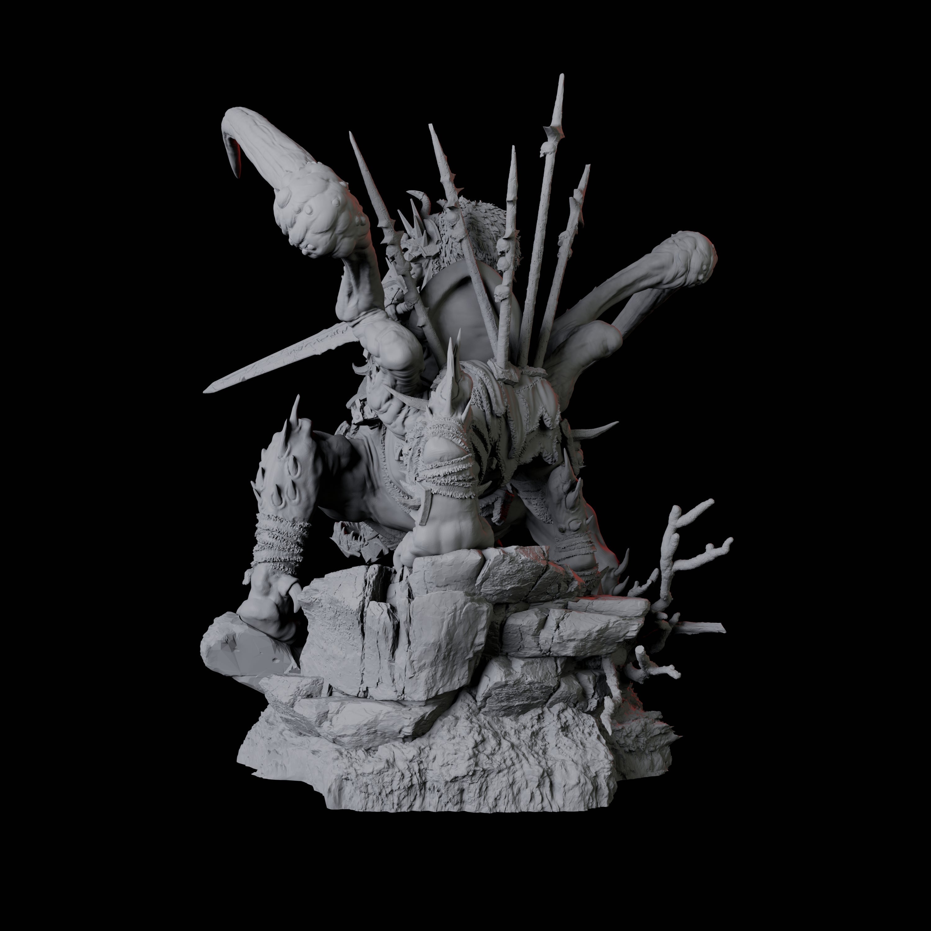 Harbinger of Doom Miniature for Dungeons and Dragons, Pathfinder or other TTRPGs