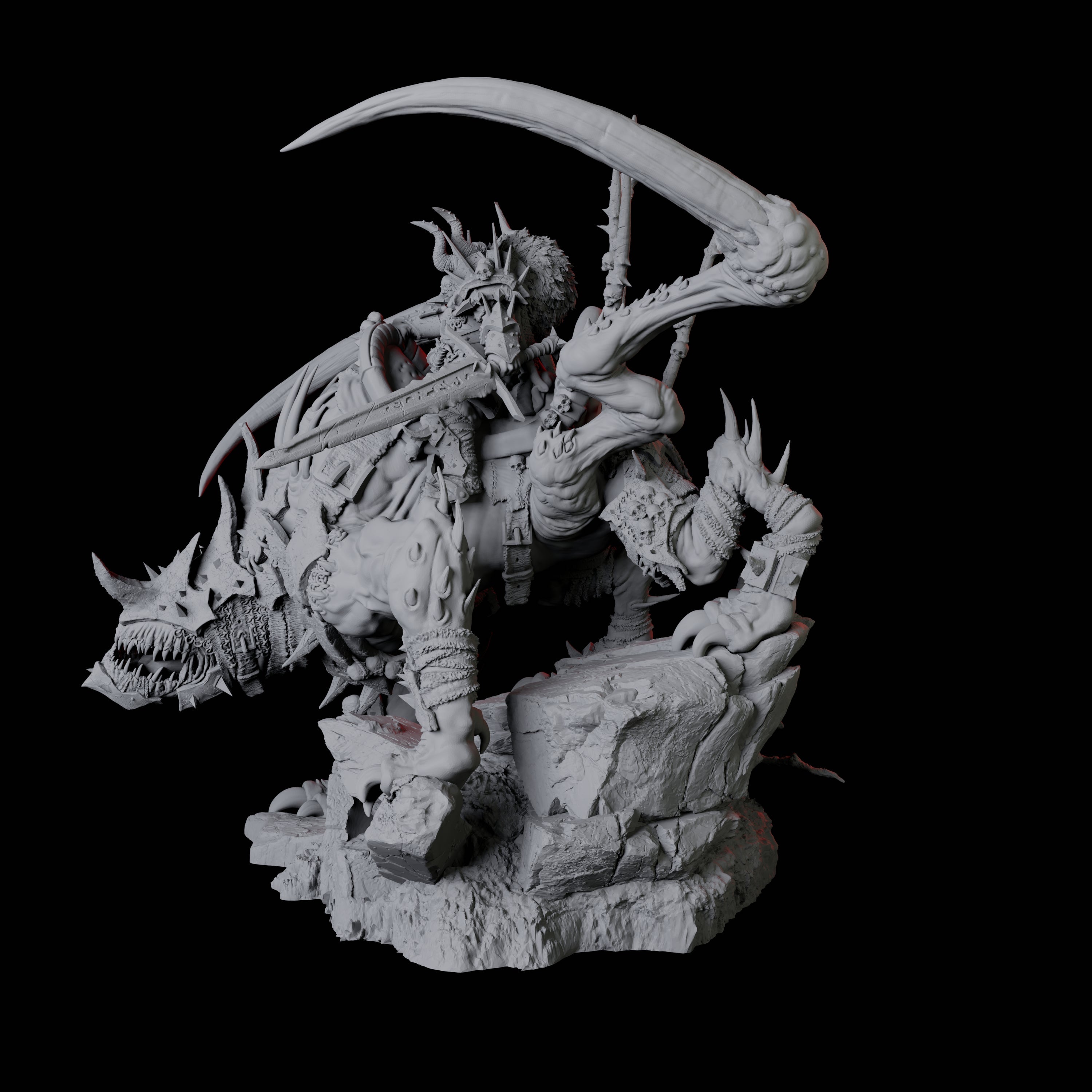 Harbinger of Doom Miniature for Dungeons and Dragons, Pathfinder or other TTRPGs