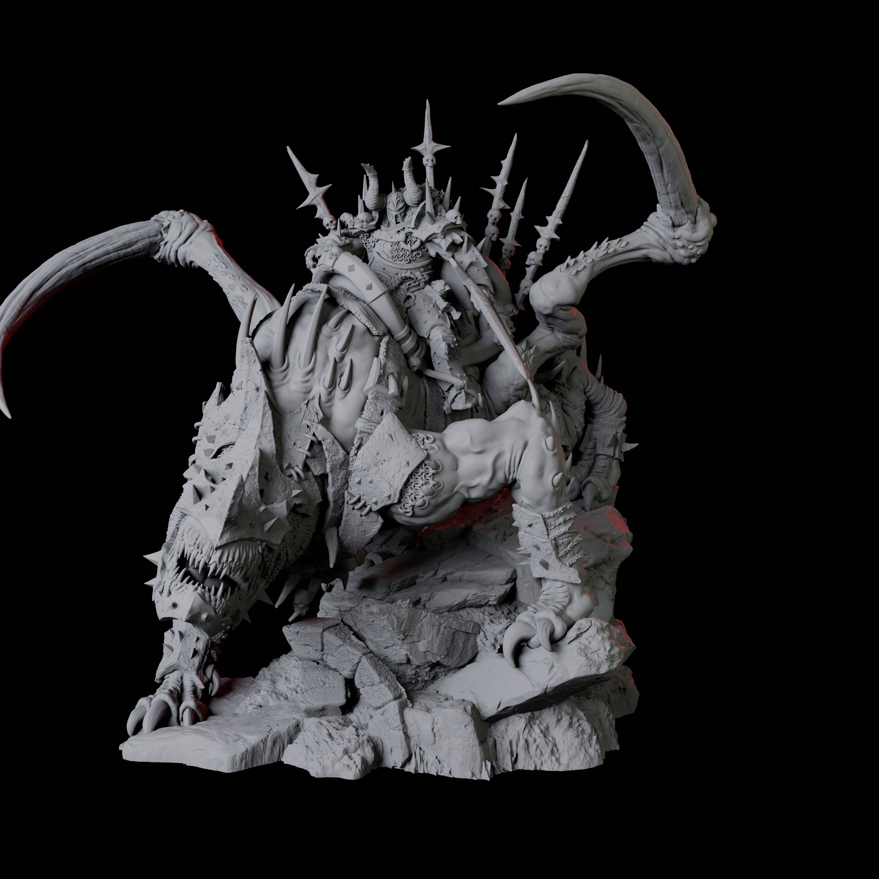 Harbinger of Doom Miniature for Dungeons and Dragons, Pathfinder or other TTRPGs