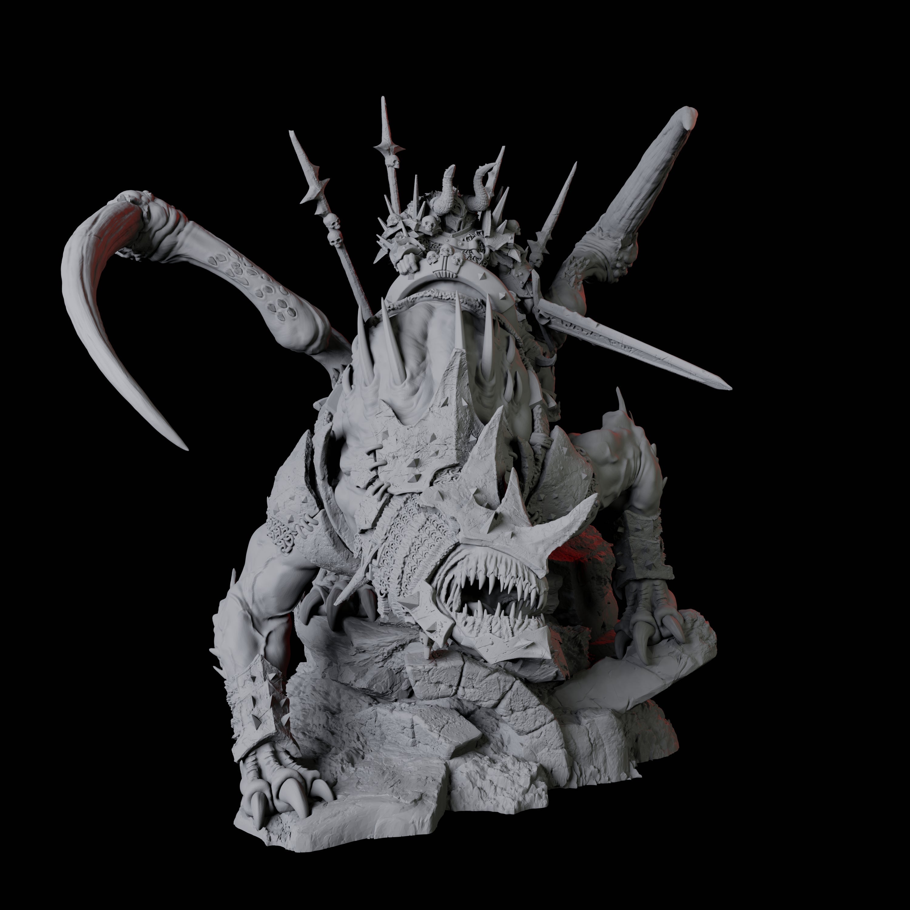 Harbinger of Doom Miniature for Dungeons and Dragons, Pathfinder or other TTRPGs