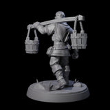 Hard Working Villager A Miniature for Dungeons and Dragons, Pathfinder or other TTRPGs