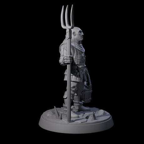 Hard Working Villager B Miniature for Dungeons and Dragons, Pathfinder or other TTRPGs