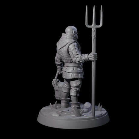 Hard Working Villager B Miniature for Dungeons and Dragons, Pathfinder or other TTRPGs