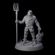 Hard Working Villager B Miniature for Dungeons and Dragons, Pathfinder or other TTRPGs