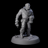 Hard Working Villager C Miniature for Dungeons and Dragons, Pathfinder or other TTRPGs