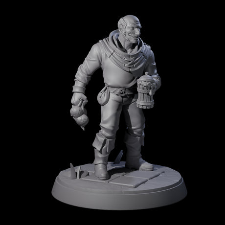 Hard Working Villager C Miniature for Dungeons and Dragons, Pathfinder or other TTRPGs