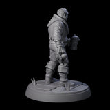 Hard Working Villager C Miniature for Dungeons and Dragons, Pathfinder or other TTRPGs