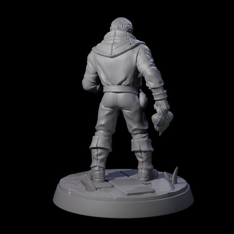 Hard Working Villager C Miniature for Dungeons and Dragons, Pathfinder or other TTRPGs