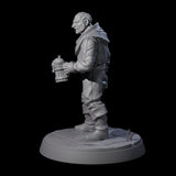 Hard Working Villager C Miniature for Dungeons and Dragons, Pathfinder or other TTRPGs