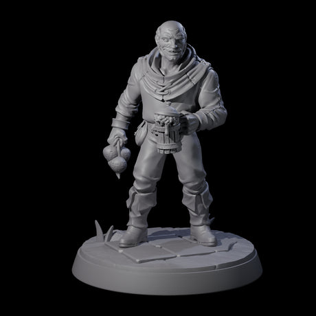 Hard Working Villager C Miniature for Dungeons and Dragons, Pathfinder or other TTRPGs