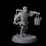 Hard Working Villager D Miniature for Dungeons and Dragons, Pathfinder or other TTRPGs