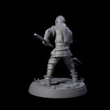 Hard Working Villager E Miniature for Dungeons and Dragons, Pathfinder or other TTRPGs