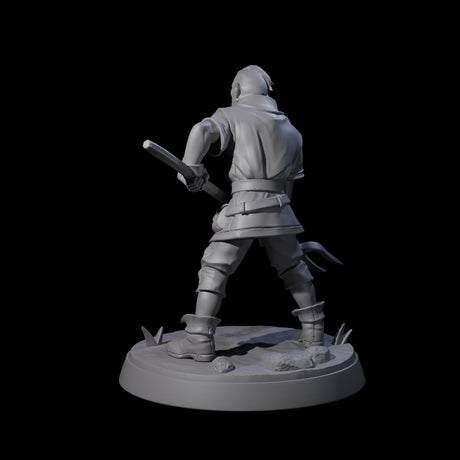 Hard Working Villager E Miniature for Dungeons and Dragons, Pathfinder or other TTRPGs