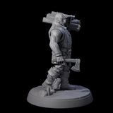 Hard Working Villager F Miniature for Dungeons and Dragons, Pathfinder or other TTRPGs
