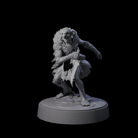 Hardy Goblin Scavenger A Miniature for Dungeons and Dragons, Pathfinder or other TTRPGs