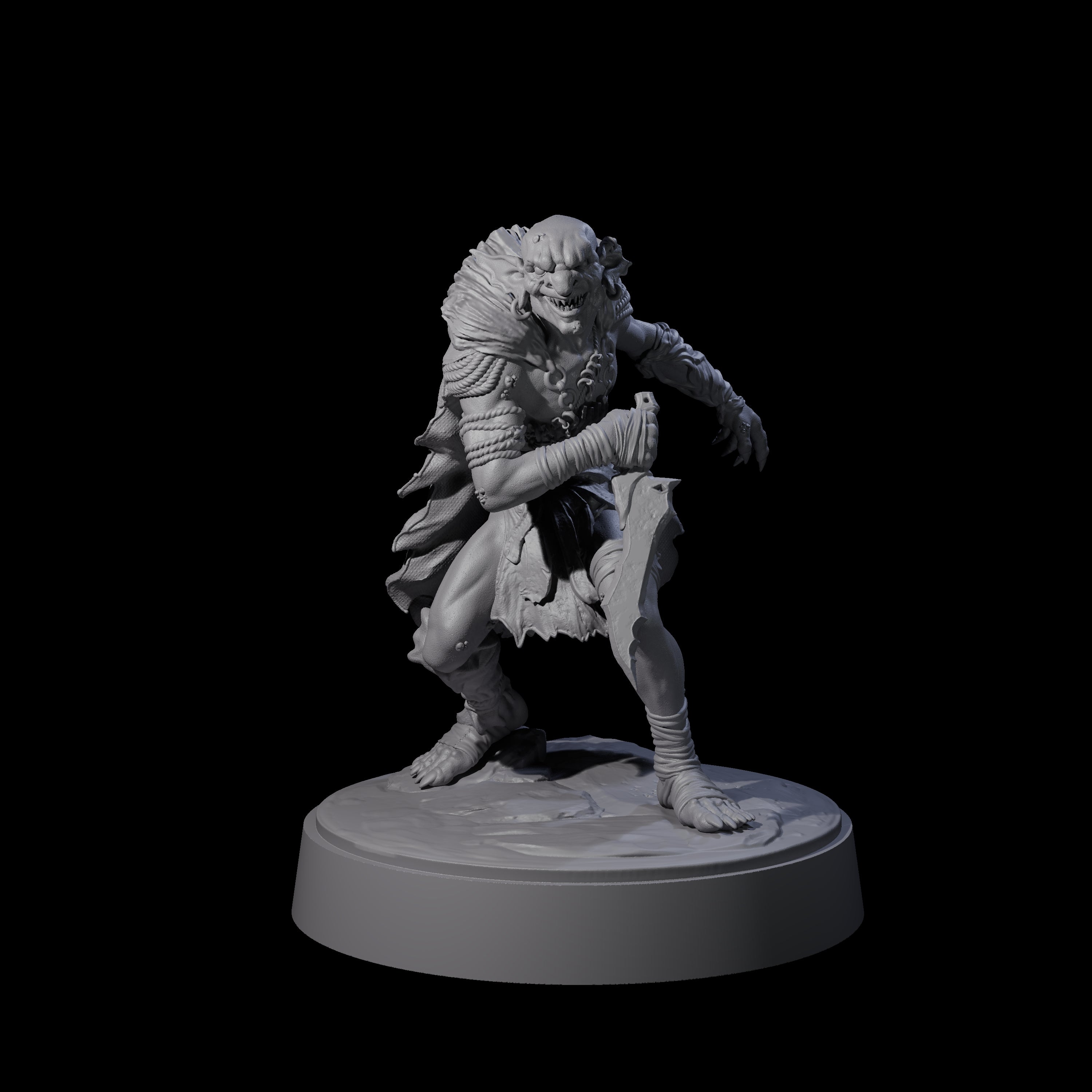 Hardy Goblin Scavenger A Miniature for Dungeons and Dragons, Pathfinder or other TTRPGs