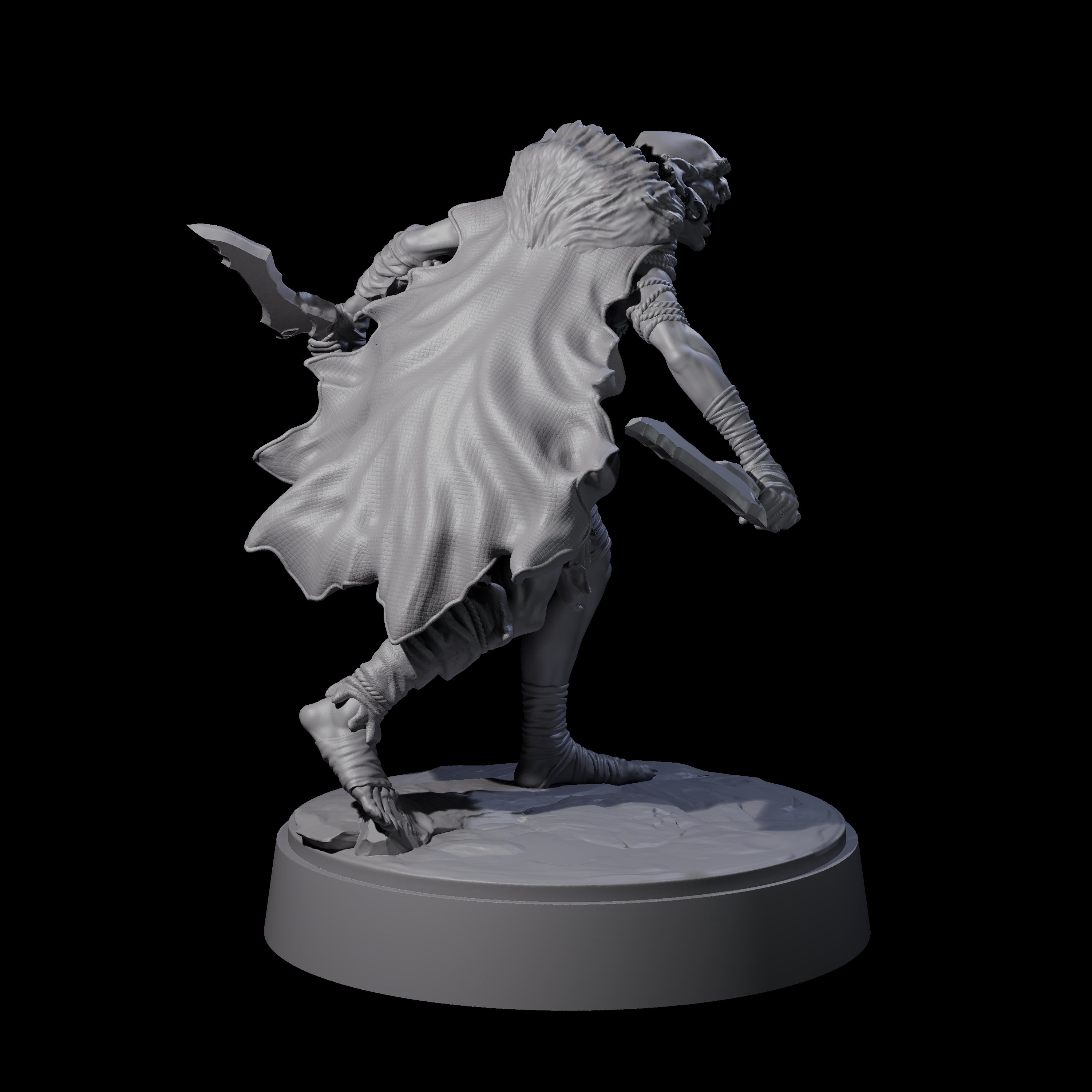 Hardy Goblin Scavenger B Miniature for Dungeons and Dragons, Pathfinder or other TTRPGs