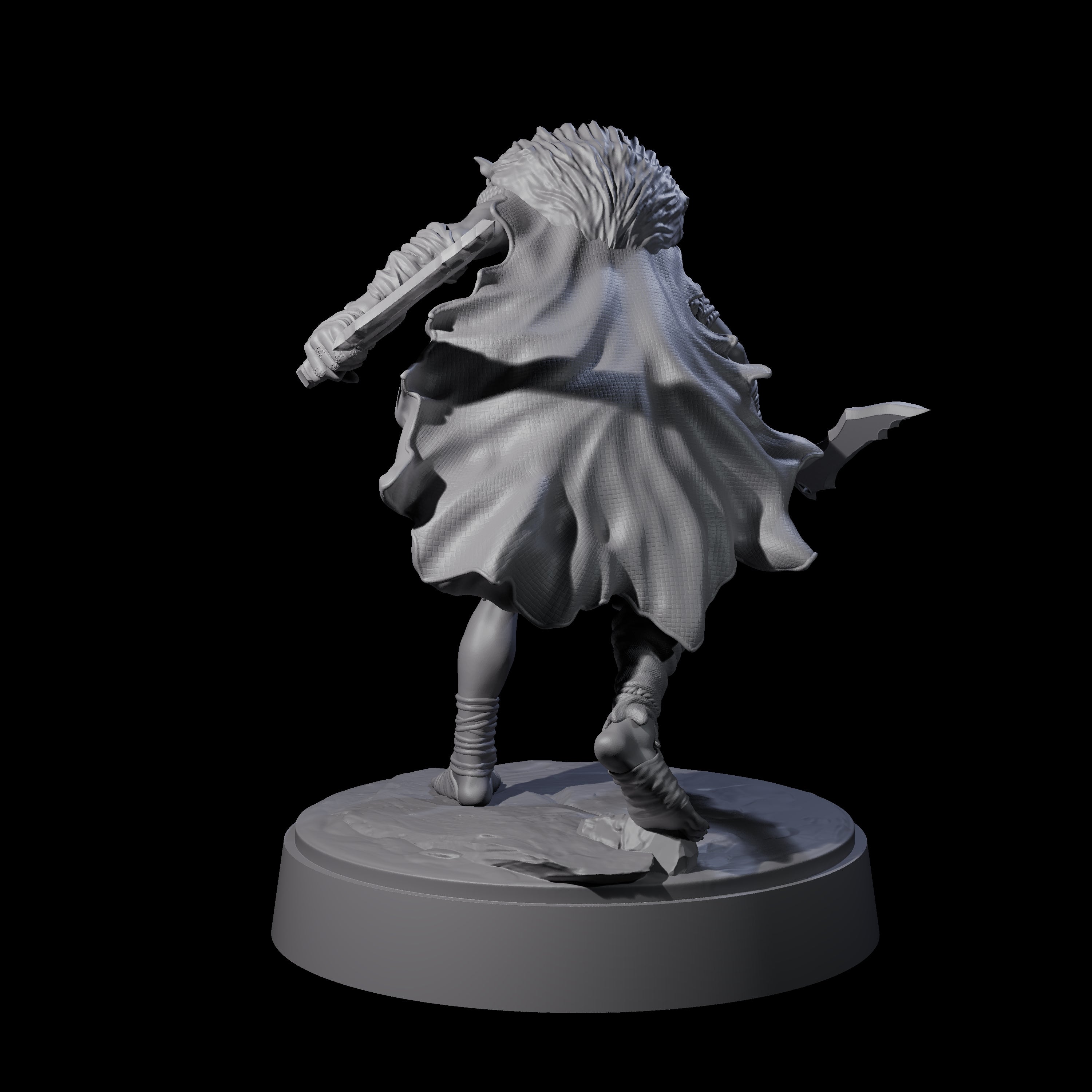 Hardy Goblin Scavenger B Miniature for Dungeons and Dragons, Pathfinder or other TTRPGs