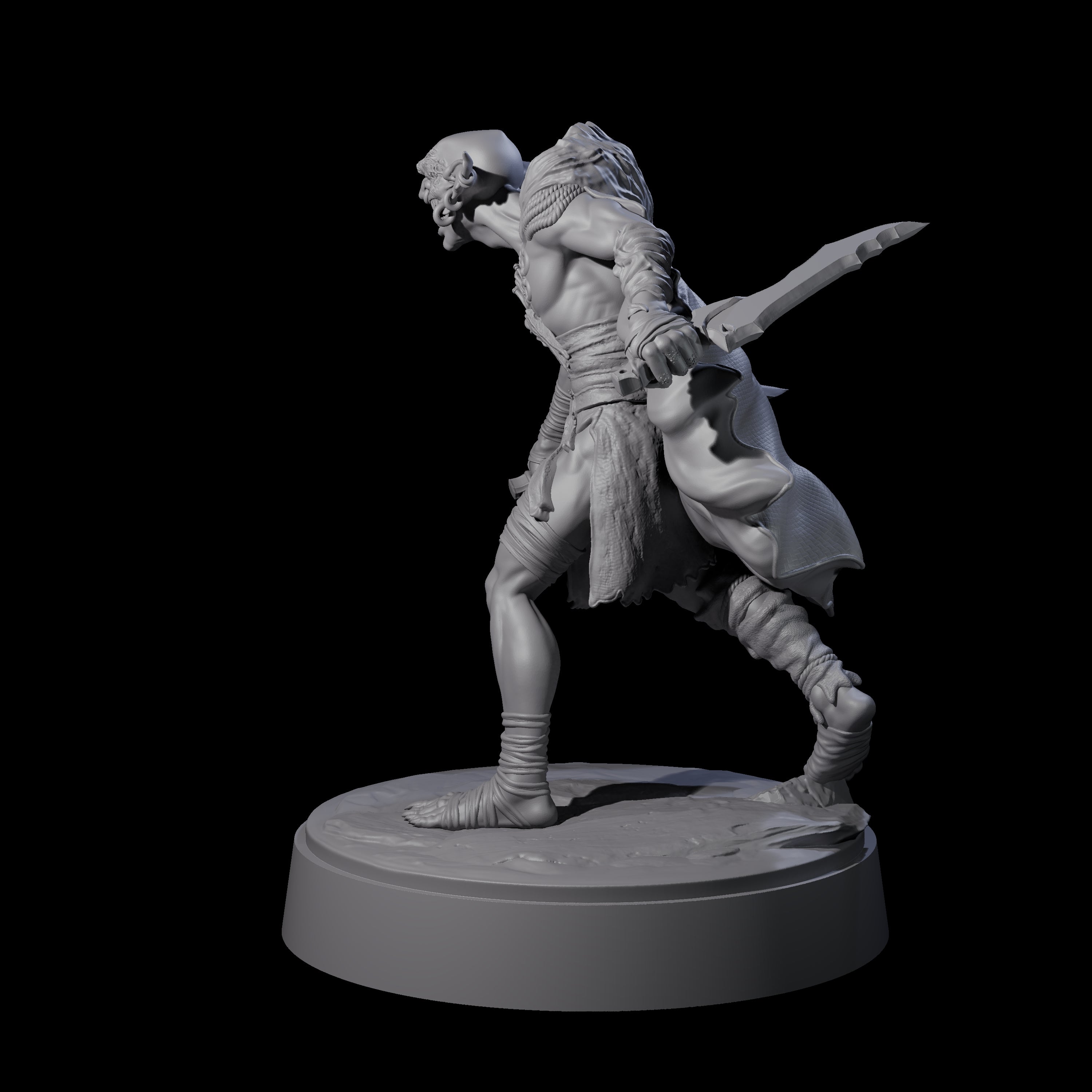 Hardy Goblin Scavenger B Miniature for Dungeons and Dragons, Pathfinder or other TTRPGs