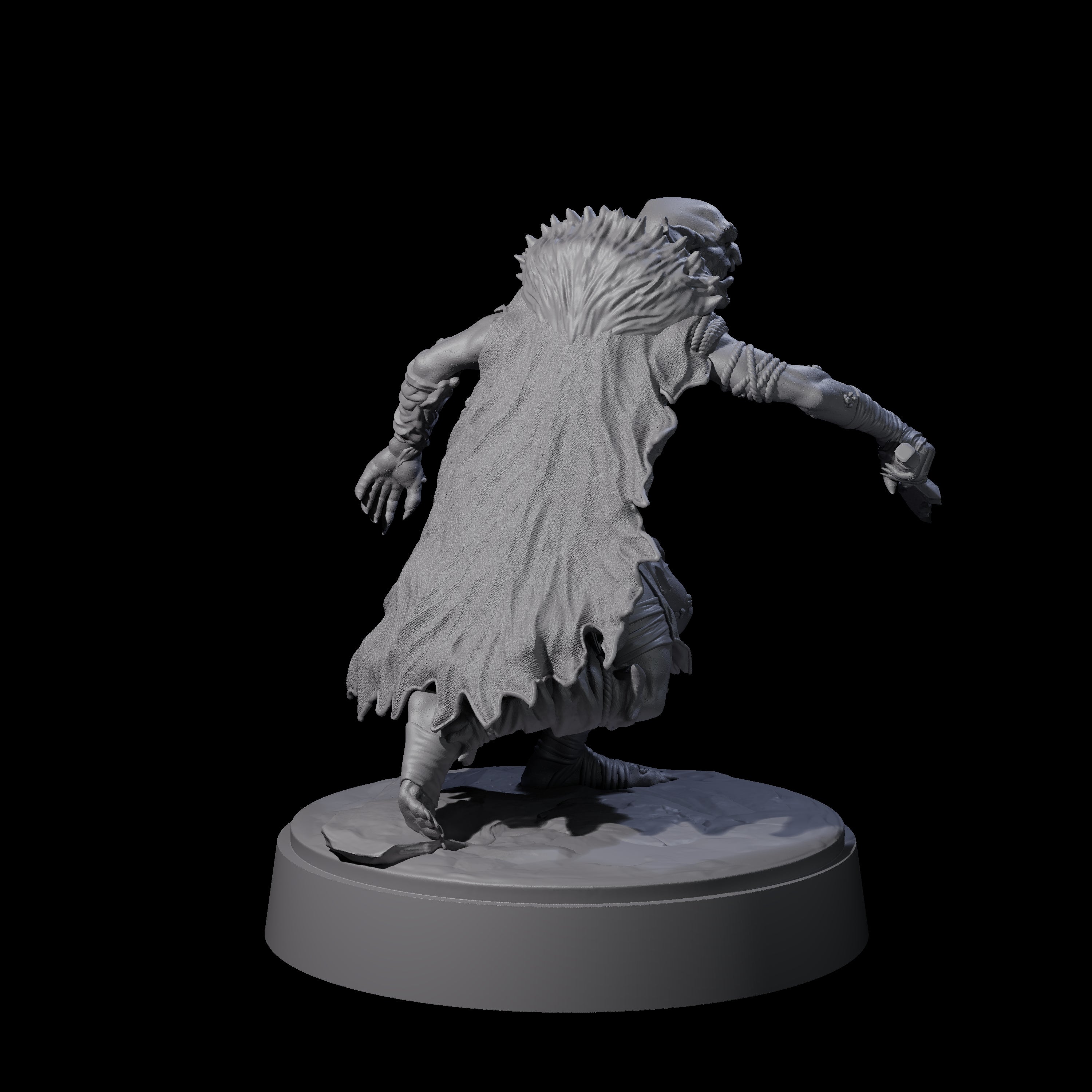 Hardy Goblin Scavenger C Miniature for Dungeons and Dragons, Pathfinder or other TTRPGs