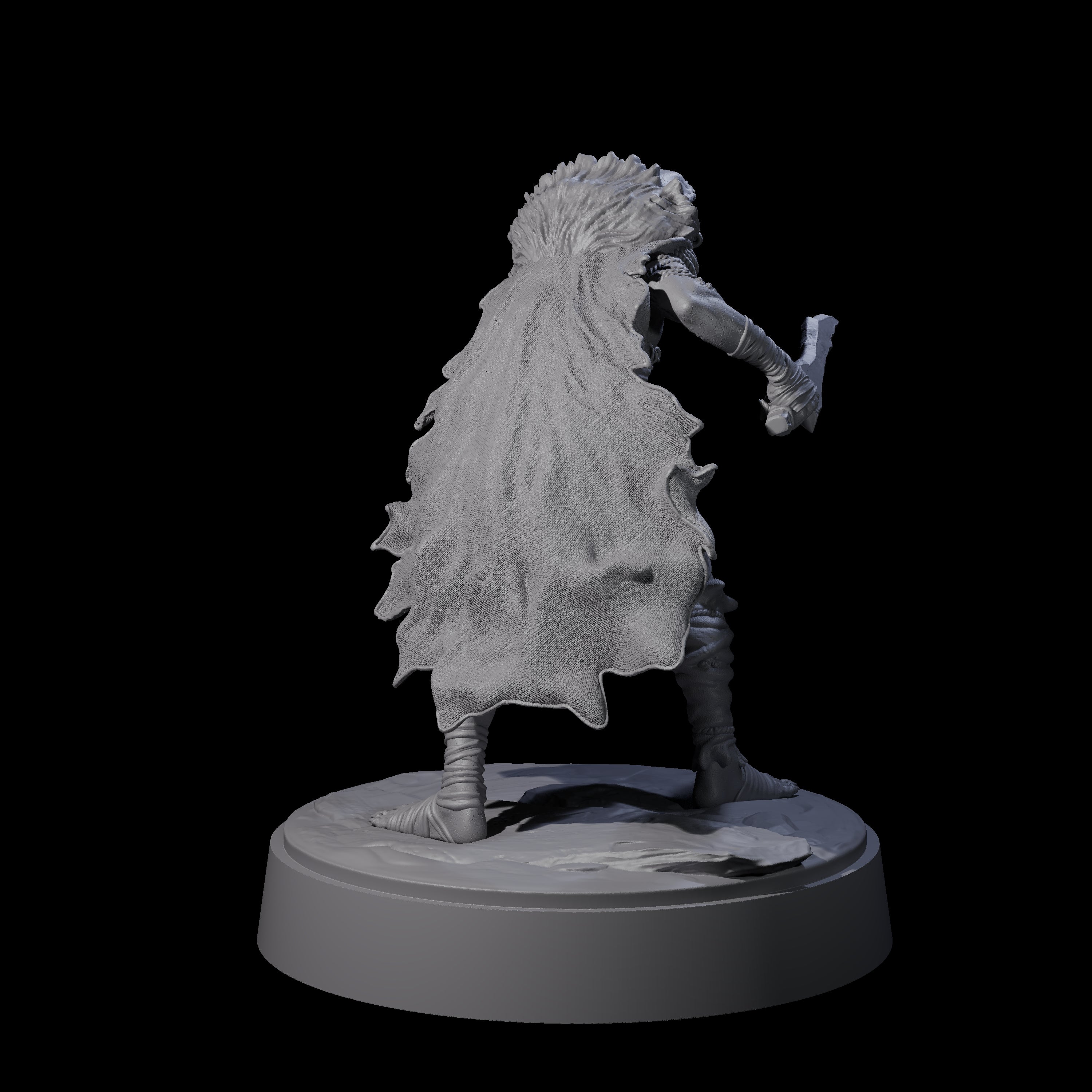 Hardy Goblin Scavenger D Miniature for Dungeons and Dragons, Pathfinder or other TTRPGs
